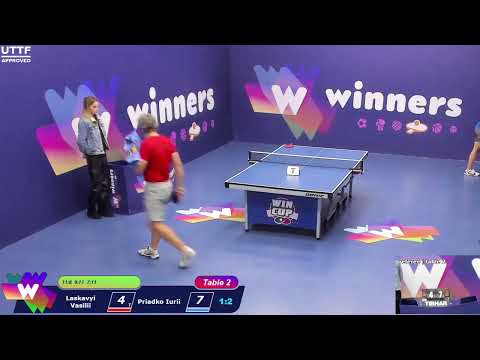 WINners CUP table 2  15.11 Laskavyi Vasilii - Priadko Iurii  20:45