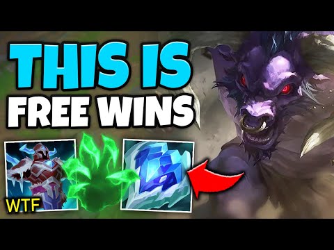 RAID-BOSS ALISTAR TOP CAN 1V5 THE ENEMY TEAM (LEGIT ABUSE)