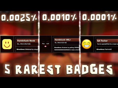 5 RAREST BADGES in DOORS That Are Nearly IMPOSSIBLE To Obtain | 5 Secret Badges in DOORS | ROBLOX