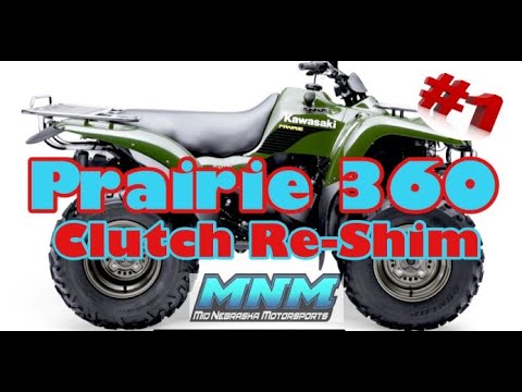 HOW TO -Remove & Shim a Kawasaki Prairie 360 Drive Belt Clutch - Service Shop ROLLING FORWARD 1of2