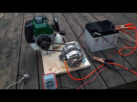 DIY How to make mini generator Alternator  12V DC Video