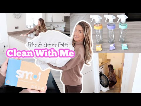 Putzen Sie mit mir! Während ich Öko-Reinigungsprodukte teste! // SMOL-Rezension