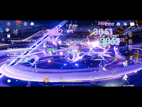 Keqing Aggravate & Rational | 3.1 Spiral Abyss Floor 12 | Genshin Impact