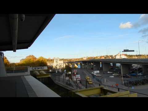 Stockholm - Tunnelbana (Metro) - Ropsten Station Tour (Red Line, Ropsten branch, line 13) 2015 10 25