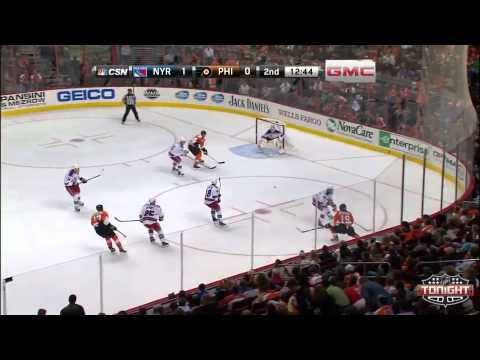 (HQ) Flyers vs. Rangers Pre-season 9/17/2013 Highlights