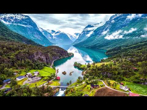 Relaxing Birds Singing on the Lakeshore and Beautiful music  - Relaxing Nature Ambience - 8 Hours