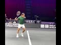 Laver Cup 2023: Roger Federer Playing Tennis Before The Start Of Laver Cup in Vancouver, Canada