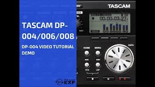 Video thumbnail for Tascam DP-004 Video Tutorial Demo Review Help Bouncing Tr... by ProAudioEXP