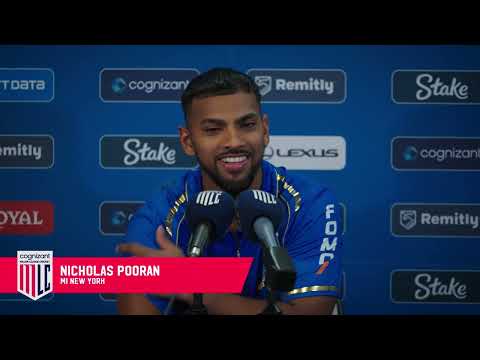 Post-game Press Conference 2: MI New York vs LA Knight Riders, July 21, 2024.