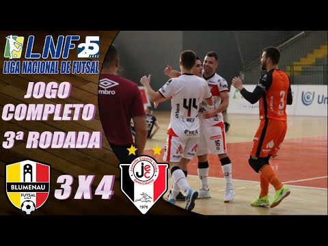 JOGO COMPLETO Blumenau 3x4 Joinville | 3ª Rodada | LNF 2020 (17/10/2020)