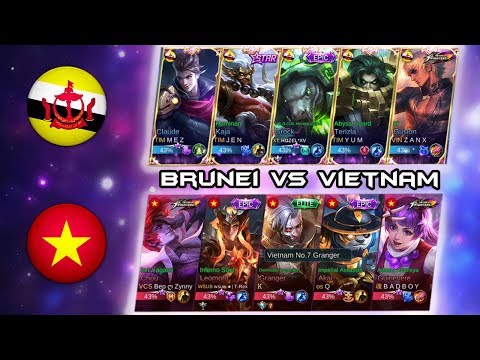Vietnam No.7 Granger VS Terizla  Brunei  | National Arena Contest MLBB