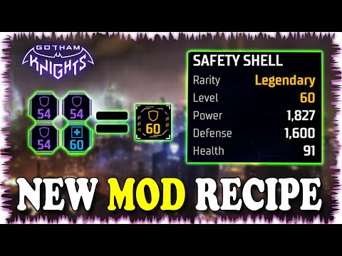 LEGENDARY ARMOR MOD RECIPE!! But I Have Discovered Another Problem - Gotham Knights