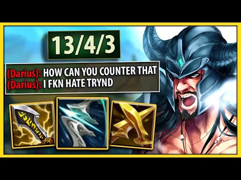 I FORCED THE DARIUS 0-5 TOP LANE! PERFECT TRYNDAMERE MECHANICS! | S11 Trynd - League of Legends