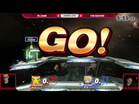 VS Weekly 5/4/17 - Winners Qtrs - Esam (Pikachu) vs Deafstar (Cloud) - Smash 4