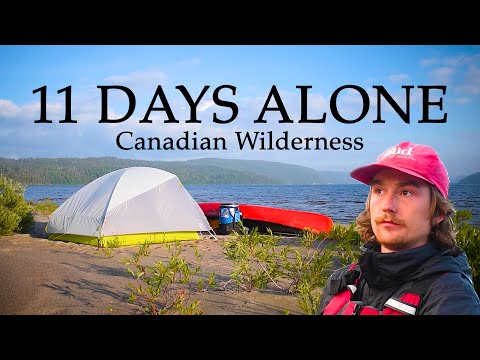 10+ Days Alone in Deep Canadian Wilderness - Solo Camping, Fishing and Wildlife