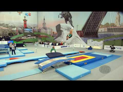 THOMAS Braida (AUS) - 2018 Trampoline Worlds, St. Petersburg (RUS) - Qualification Double Mini R2