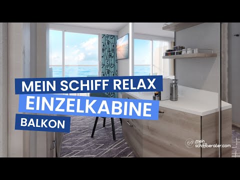 Mein Schiff Relax – Einzelkabine Balkon 11020 mit privatem Meerblick!