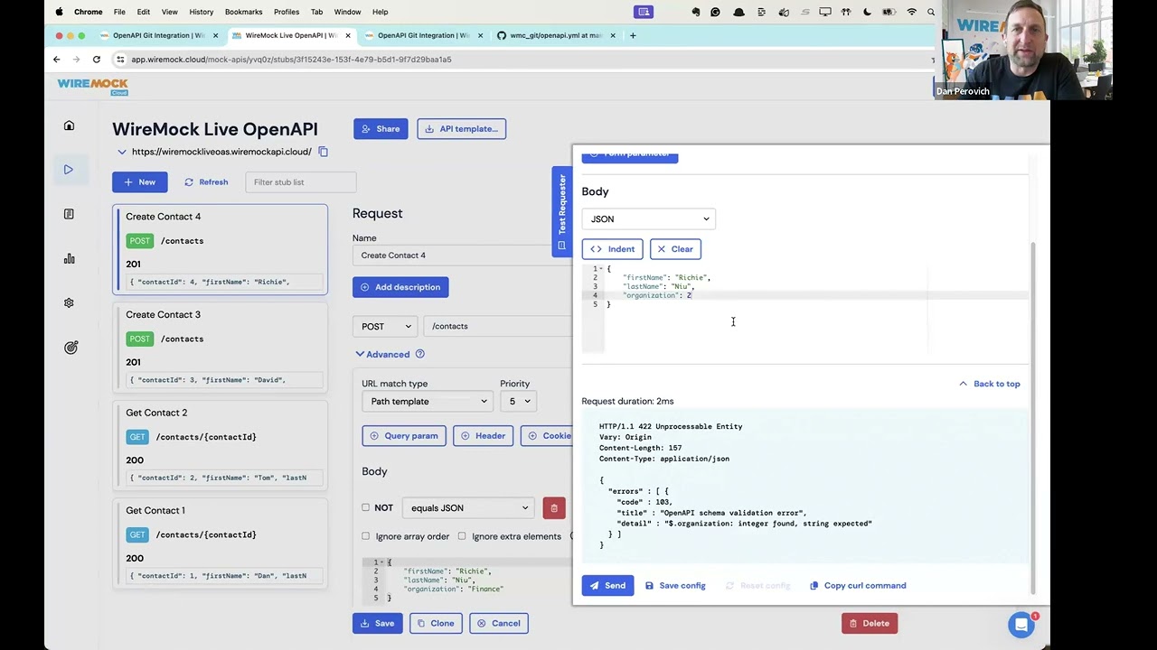 WireMock Live! Git Sync for OpenAPI