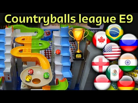 Countryballs League Marble Race: Emotion on the Track in the 9th Round