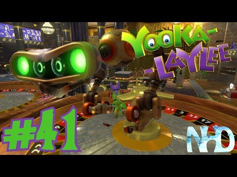 Let's Play Yooka-Laylee (pt41) Capital Cashino - I.N.E.P.T. (Boss)