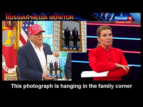 Russian state TV gloats about Putin's photo at the White House