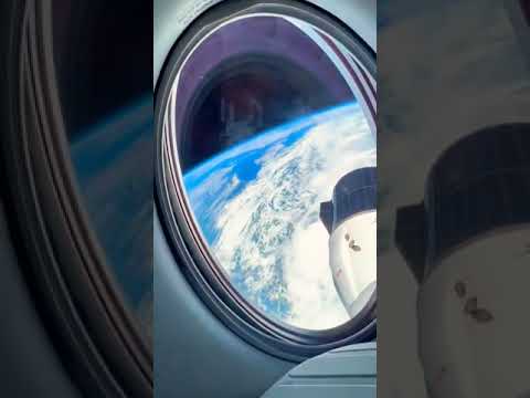Earth view from space station