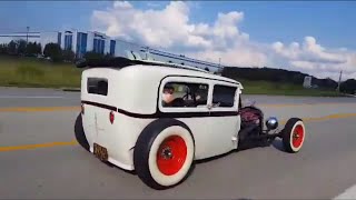 Houch's Hot Rods & RAT RODS! | Cruise and Shop Tour