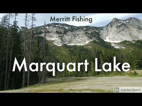 Fishing at Marquart Lake near Merritt BC