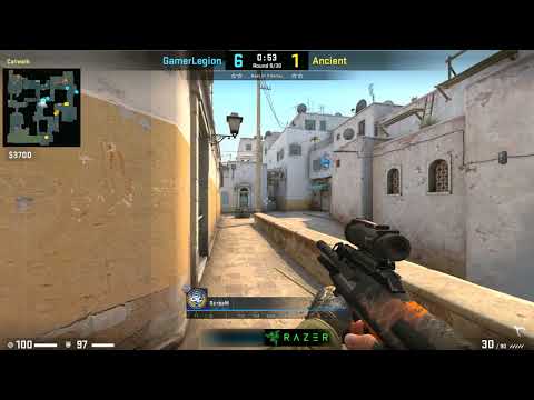 🇧🇪 ScreaM 37-15 vs Ancient - Dust2 / HotShot Series Season 3 csgo pov
