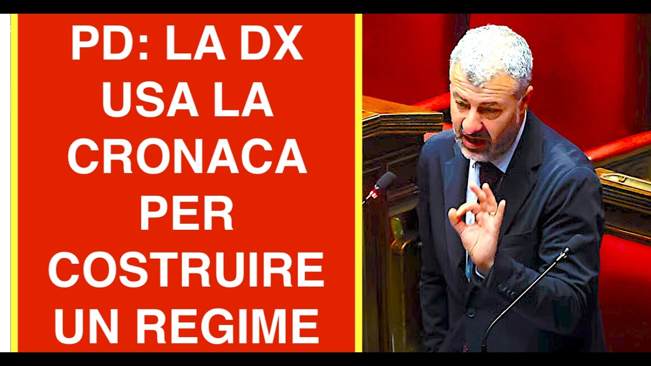 PD: LA DESTRA USA LA CRONACA PER COSTRUIRE UN REGIME