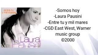 Somos hoy - Laura Pausini (Letra)