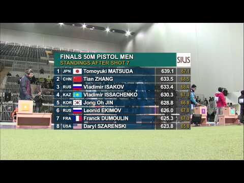 Finals 50m Pistol Men - ISSF World Cup in all events 2012, London (GBR)