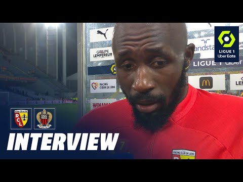 Interview de fin de match : RC LENS - OGC NICE (0-1) - Ligue 1 Uber Eats / 2022-2023