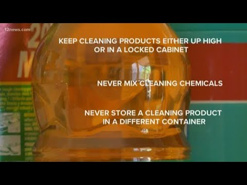 Calls to poison control increase during pandemic with more exposure to cleaning products