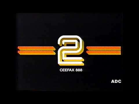 BBC2 announcer Robin Whitting 9th June 1985