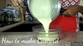 Vanilla custard [with custard powder] | moirs custard powder recipe| Easy