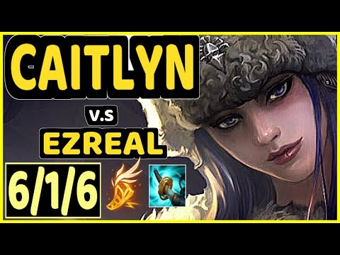BRTT (CAITLYN) vs EZREAL - 6/1/6 KDA BOTTOM ADC GAMEPLAY - BR Ranked GRANDMASTER