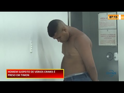 Jovem é preso sob suspeita de participar de vários crimes em Timon 28 01 2021