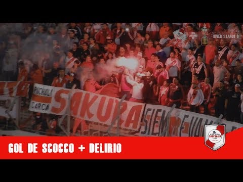 GOL DE SCOCCO + DELIRIO UNIVERSAL / River Plate vs Lanus - Libertadores 2017