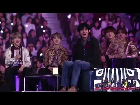 BTS reacting to Mamamoo @ 2019 MAMA in Japan