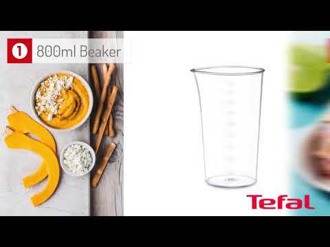TEFAL | Maišytuvas | HB943838 InfintyForce | Hand Maišytuvas | 1000 W | Greičių skaičius 1 | Chopper | Juodas video