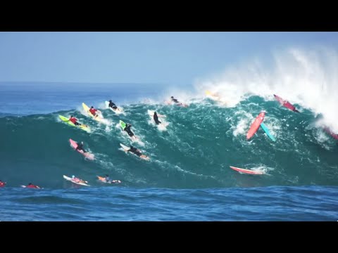 Waimea Bay XXL Surf Yesterday Morning