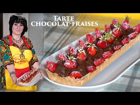 Tarte chocolat-fraises