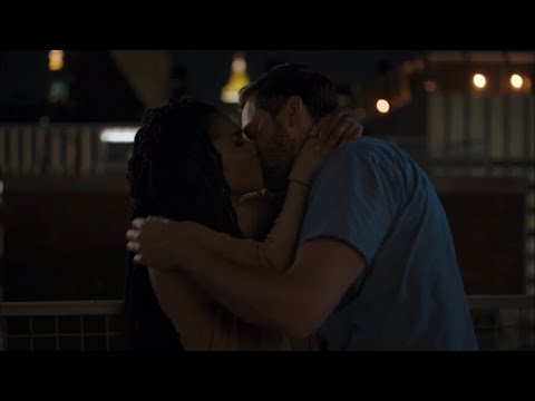 New Amsterdam 4x1 Kiss scene Max & Helen, Ryan Eggold & Freema Agyeman