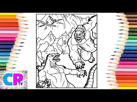 Godzilla vs King Kong Coloring Pages/Codeko - Crest/Jim Yosef & EMM - Shudder [NCS Release]