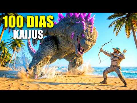 ¡Pase 100 DIAS en una ISLA DESIERTA en ARK HARDCORE! (Pelicula Completa) | Temporada 3