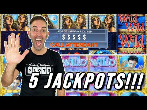 YOU MUST PLAY THIS GAME @ $100 A SPIN ➙ 5 JACKPOTS!