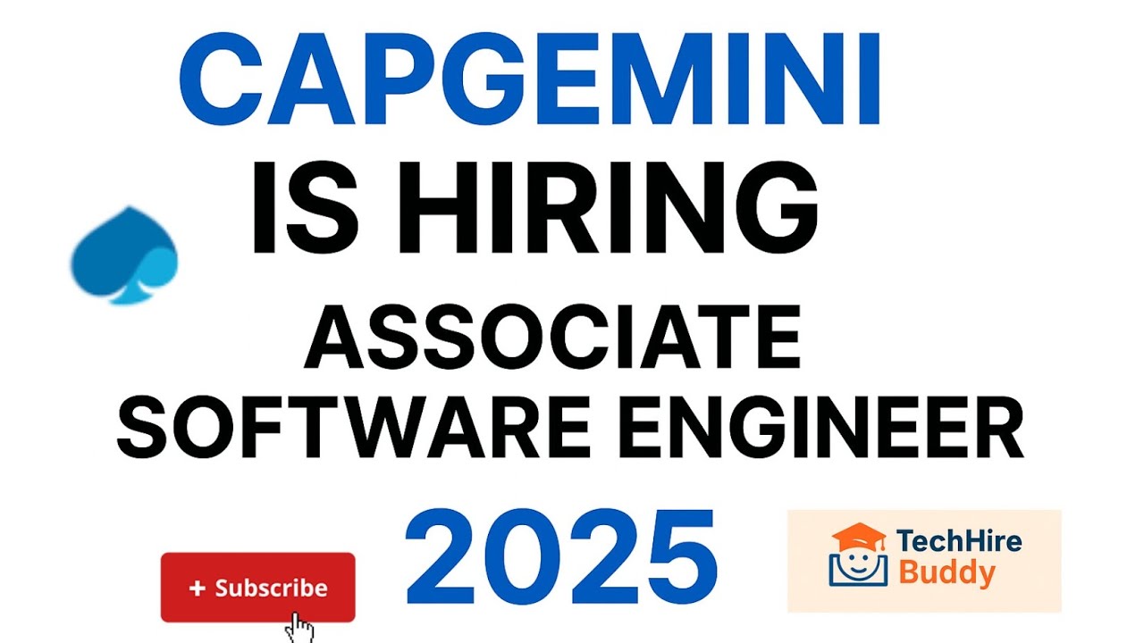 Capgemini is Hiring | Associate Software Engineer | 2025 Job Update