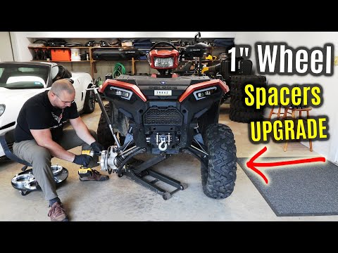 1" Wheel Spacers = AWEsome! | POLARIS Sportsman XP 1000 & 850 ATV Mods