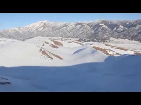 Great Sand Dunes National Park - Snowboarding